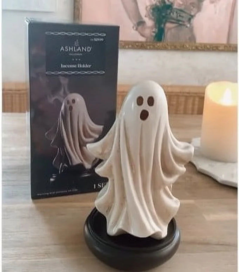 Indoor Halloween Decor,Halloween Tabletop Decor, Halloween Ghost Incense Table Ghost Incense Decorative Desktop Beautify Home Living Room Office Suitable