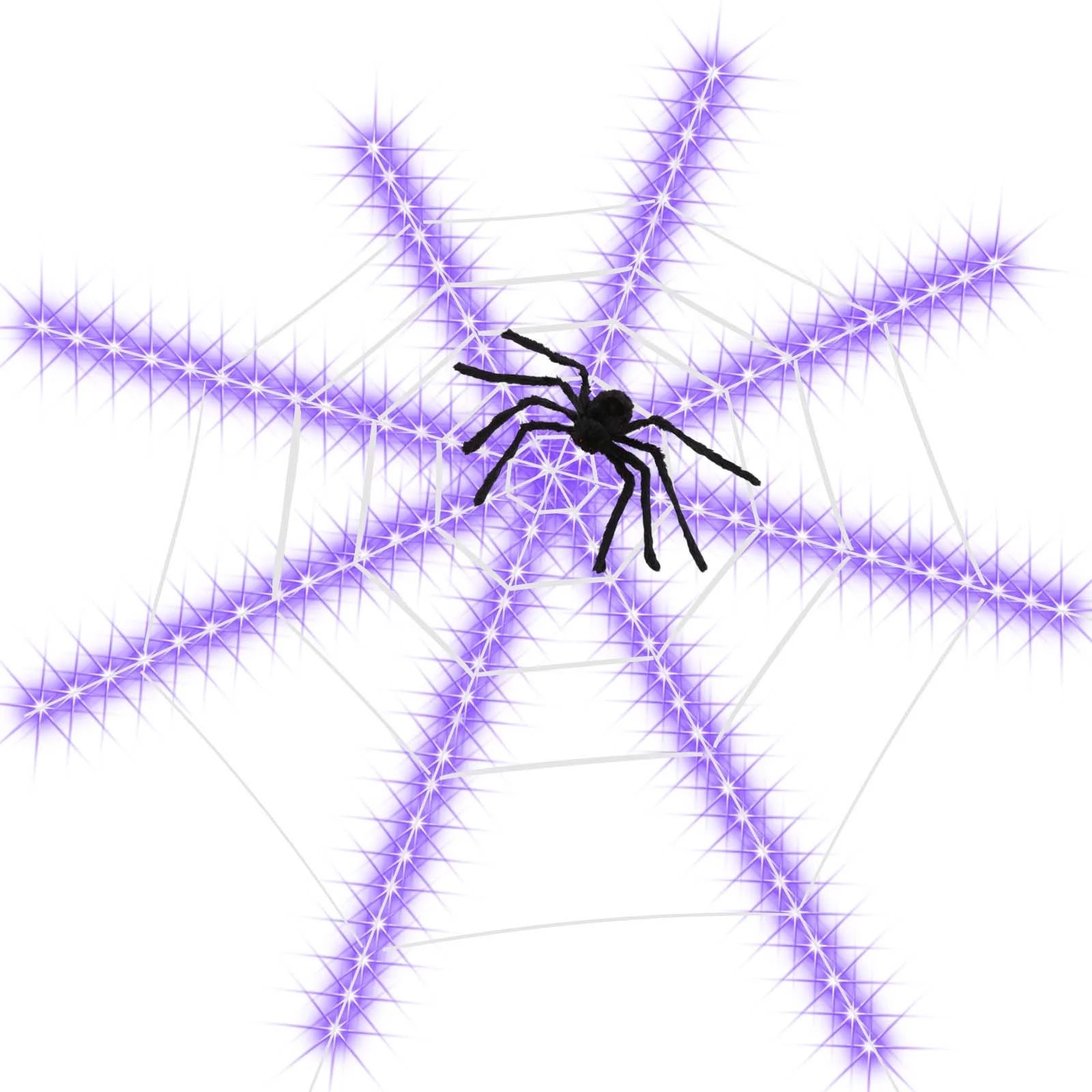 Deals of the Day! Halloween Decorations Indoor Outdoor on Clearance,Horror Halloween Web LED Lighting Modes Halloween Festival Theme Decoration Prop 12Ft,For Halloween Decorations Indoor