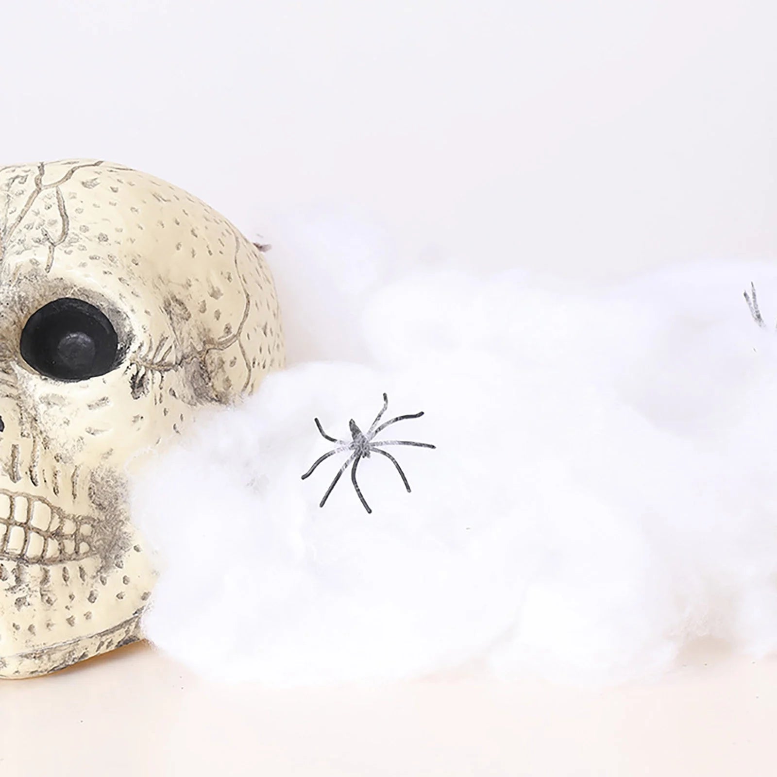 300 Sq Ft Halloween Spider Web Decorations, with 2 Black Fake Spiders, Outdoor Large Stretch Spider Web Cobwebs Indoor White Halloween Decorations